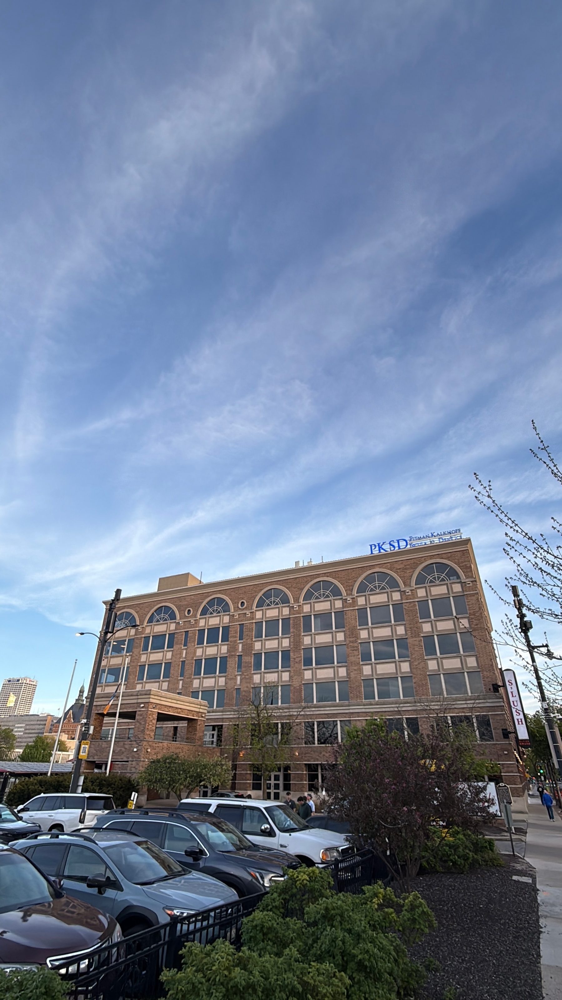 Riverfront Plaza exterior, downtown Milwaukee